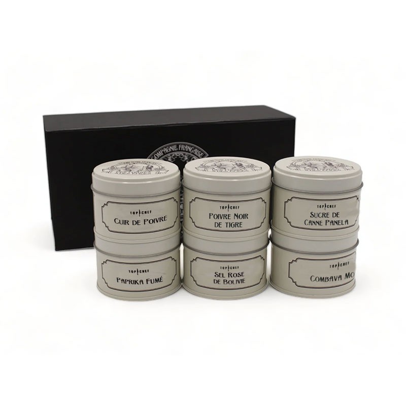 COFFRET DÉCOUVERTE 6 ÉPICES TOP CHEF | M6SHOP