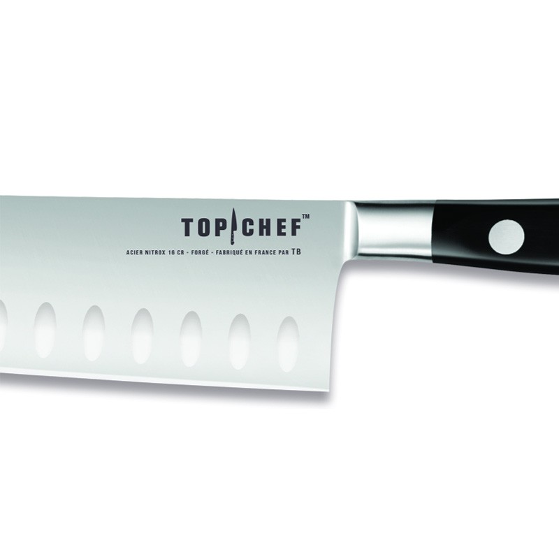 COUTEAU SANTOKU  TOP CHEF 18CM | M6SHOP