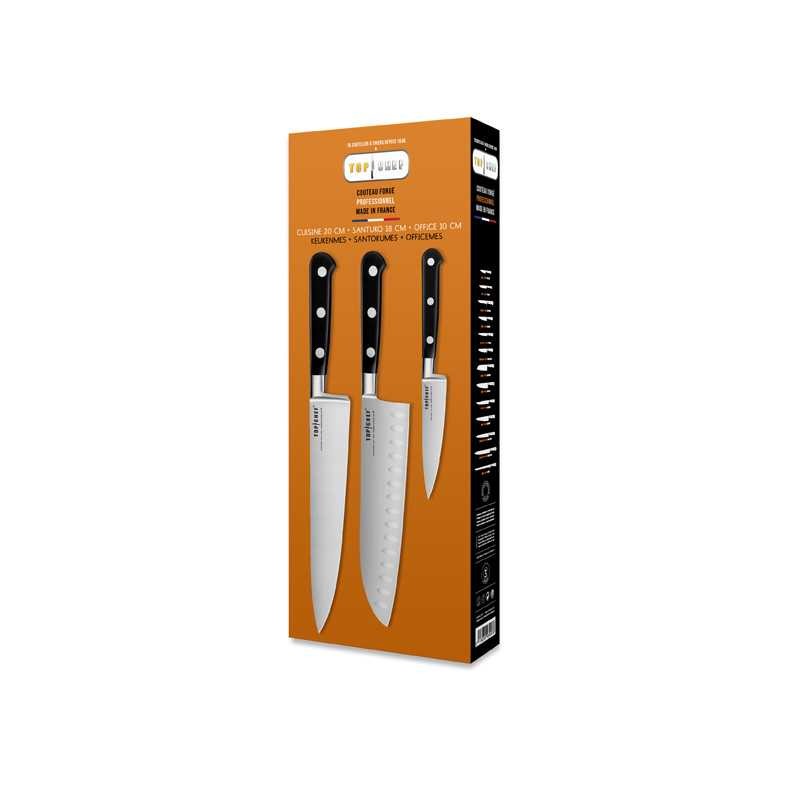 3 COUTEAUX TOP CHEF MAESTRO | M6SHOP