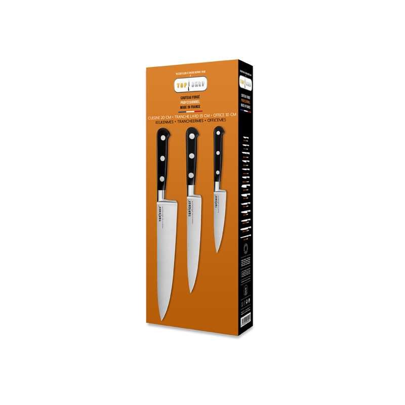 3 COUTEAUX TOP CHEF VIRTUOSE | M6SHOP